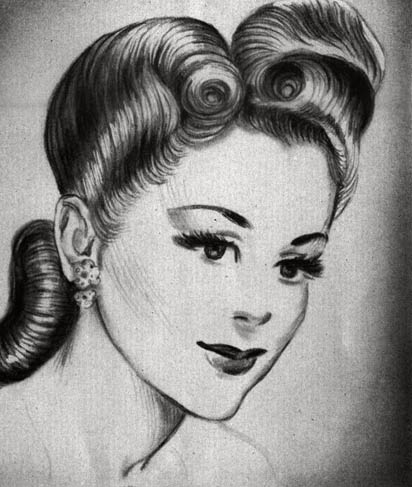 hair styles from the 1940 s