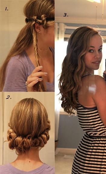 Easy Ways to Curl Your Hair (gallery of bests of pinterest)