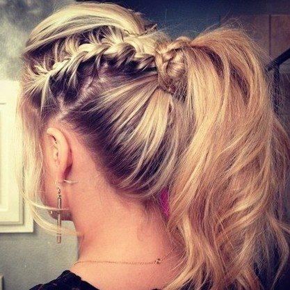 Braided Ponytail Hairstyle (bests of pinterest here)