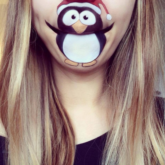 Makeup Artist Turns Her Lips Into Cute Cartoon Characters: 52 amazing photos