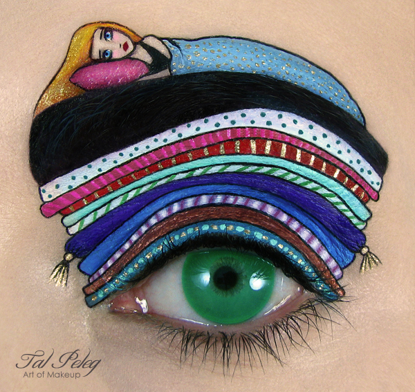 Creative Eye Makeup Illustrations by Tal Peleg
