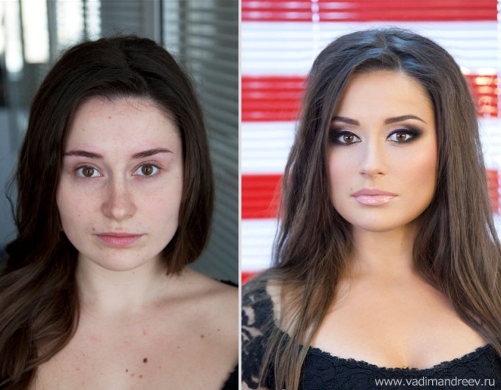 Amazing Before and After Makeup Photos by Vadim Andreev