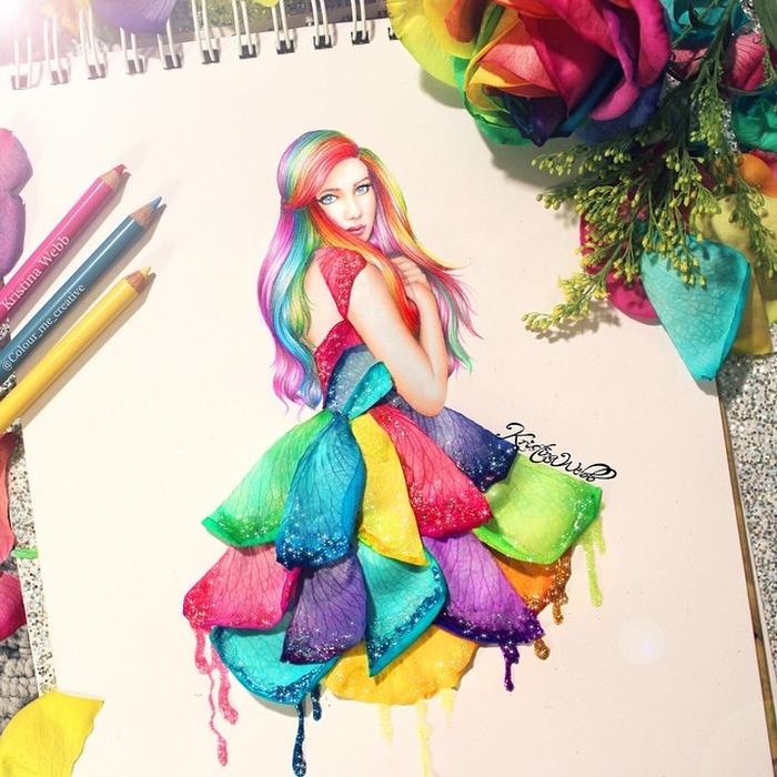 GALLERY: 19-Year-Old Artist Uses Real-Life Objects To Complete Her Illustrations