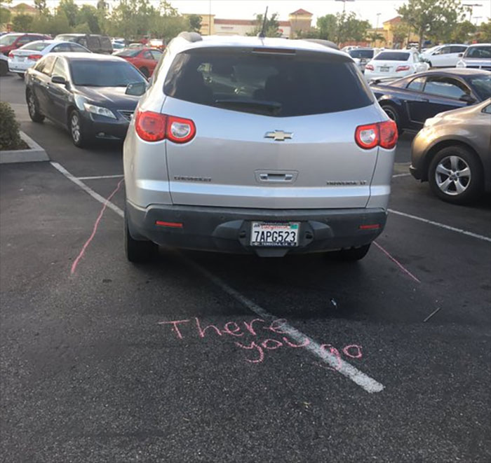 I've Carried Chalk In My Car For 10 Months Just So I Could Do This Once. Yesterday Was The Day