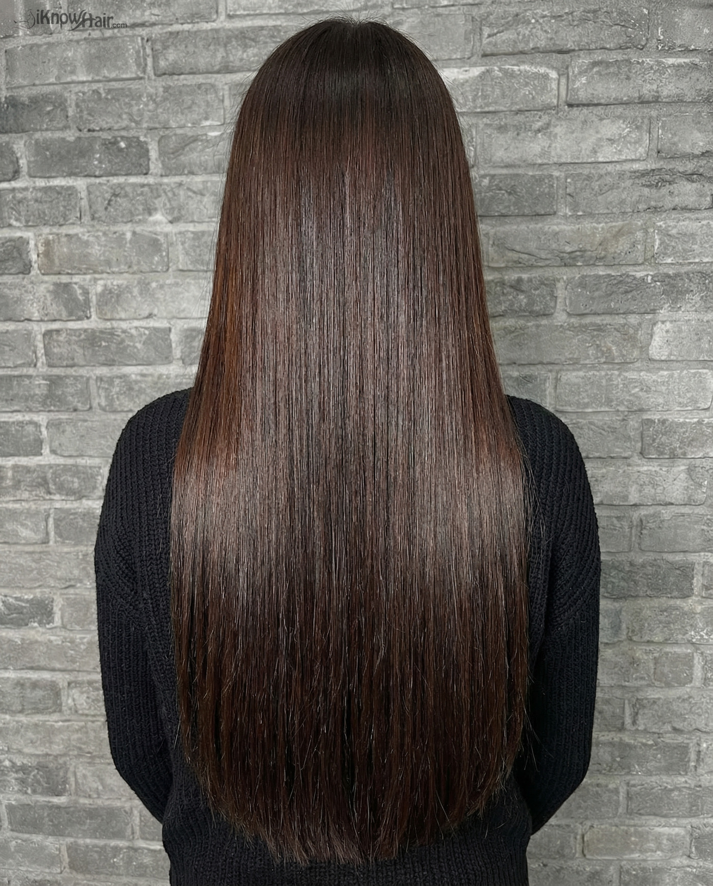 Chocolate Silk with Natural Movement - brown long straight hairstyle 2026