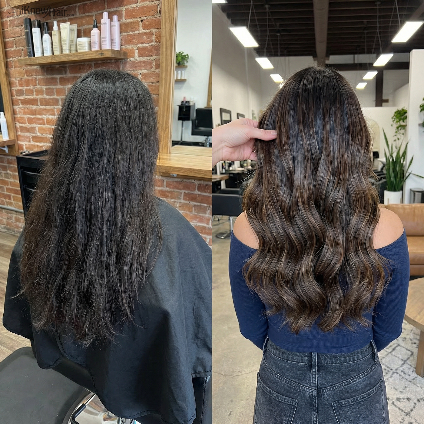 Dimensional Brunette Waves with Volume - brown long straight hairstyle 2026