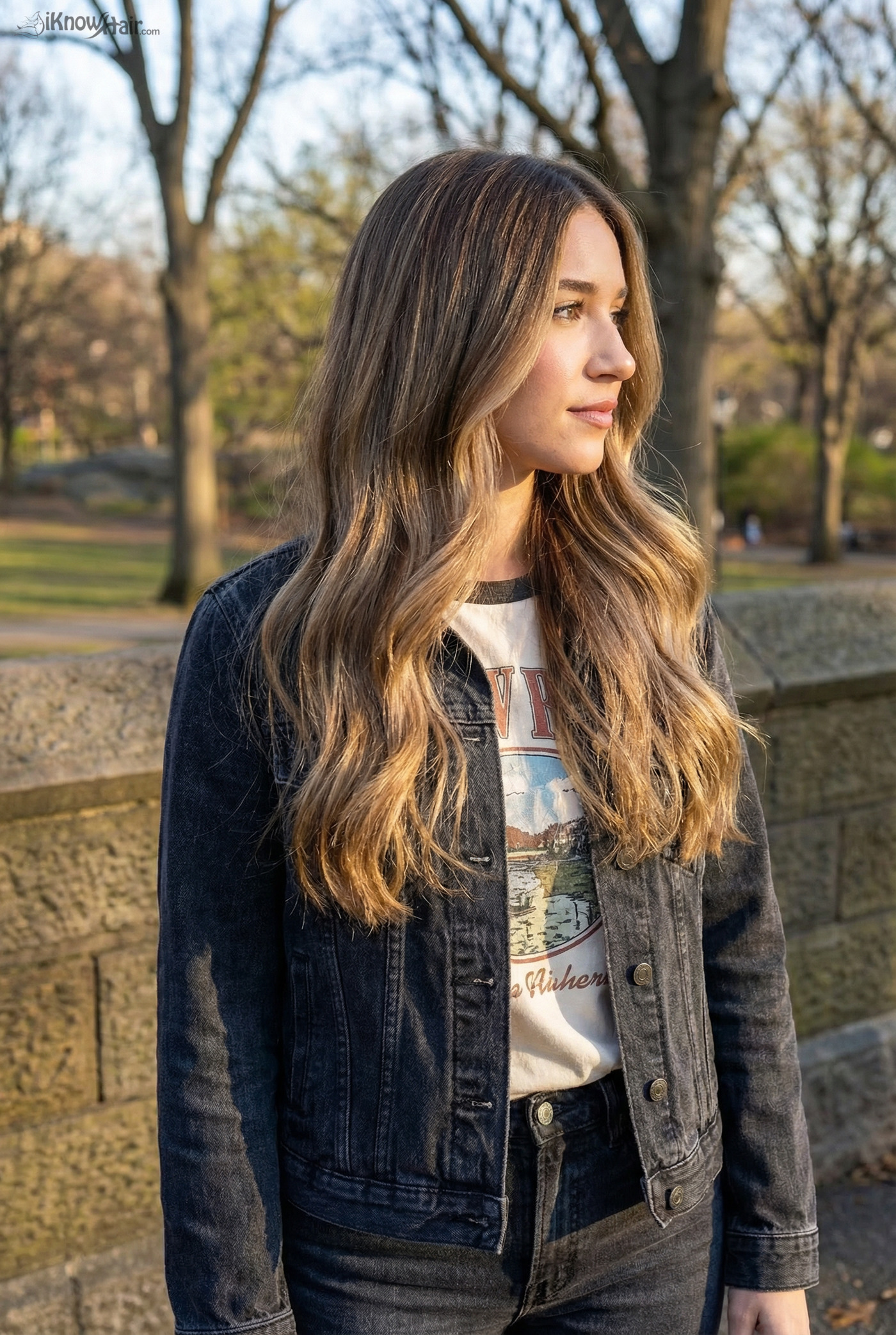 Sun-Kissed Layers with Radiant Glow - brown long straight hairstyle 2026