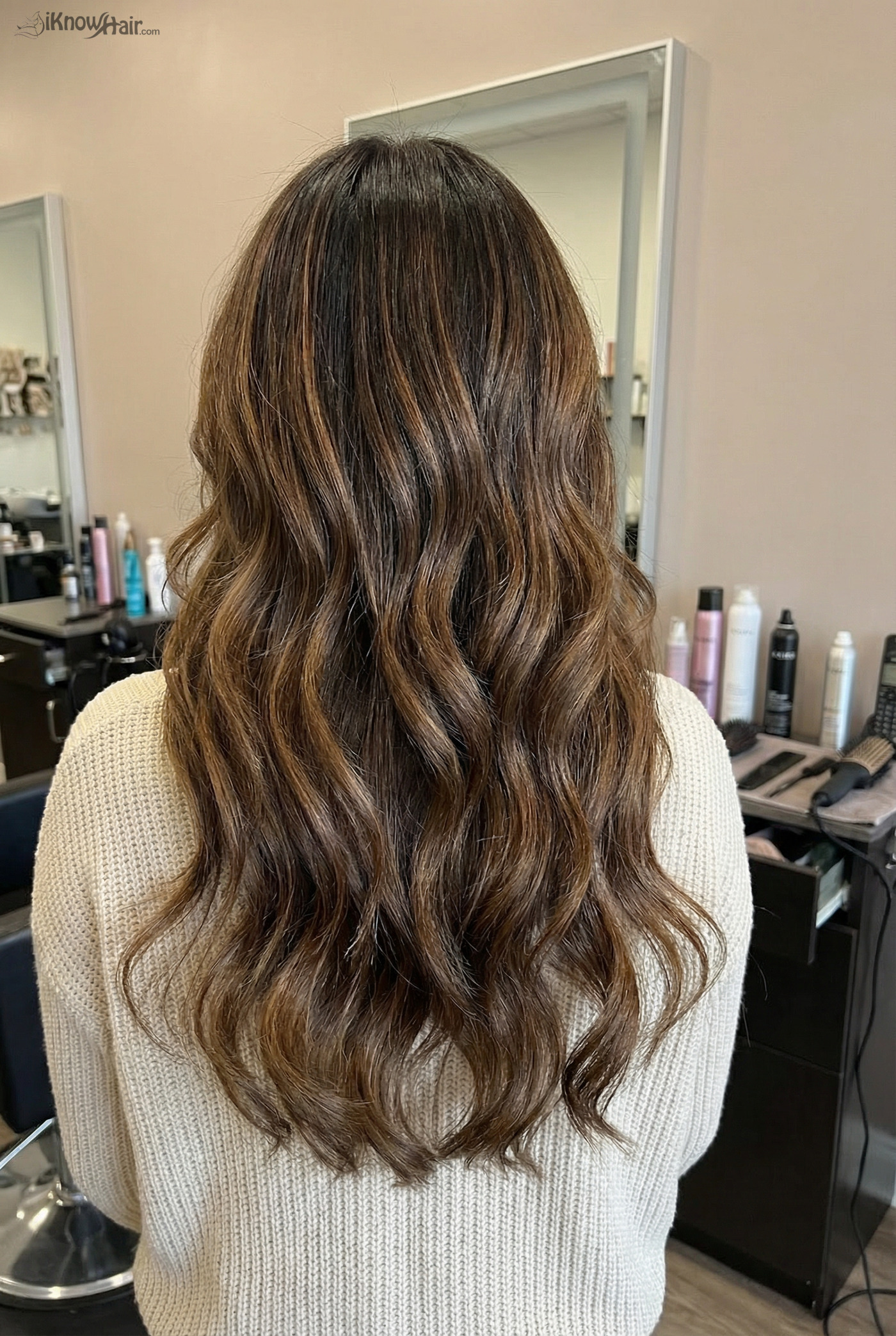 Sun-Kissed Waves with Effortless Style - brown long straight hairstyle 2026