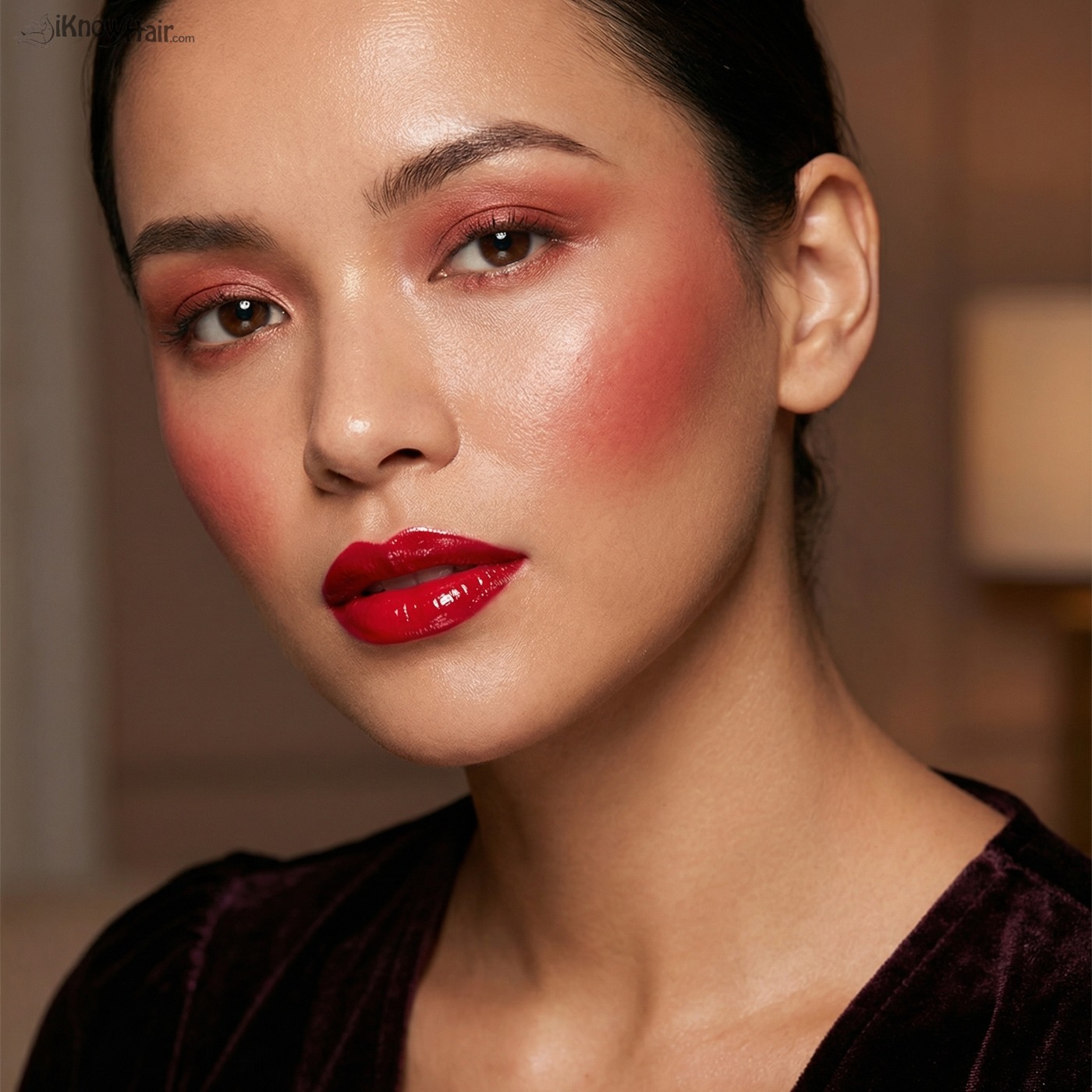 Cherry bomb bold red Valentine makeup 2026