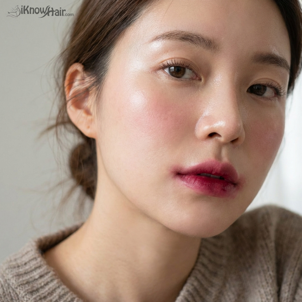 Soft blurred makeout lips Valentine makeup trend 2026