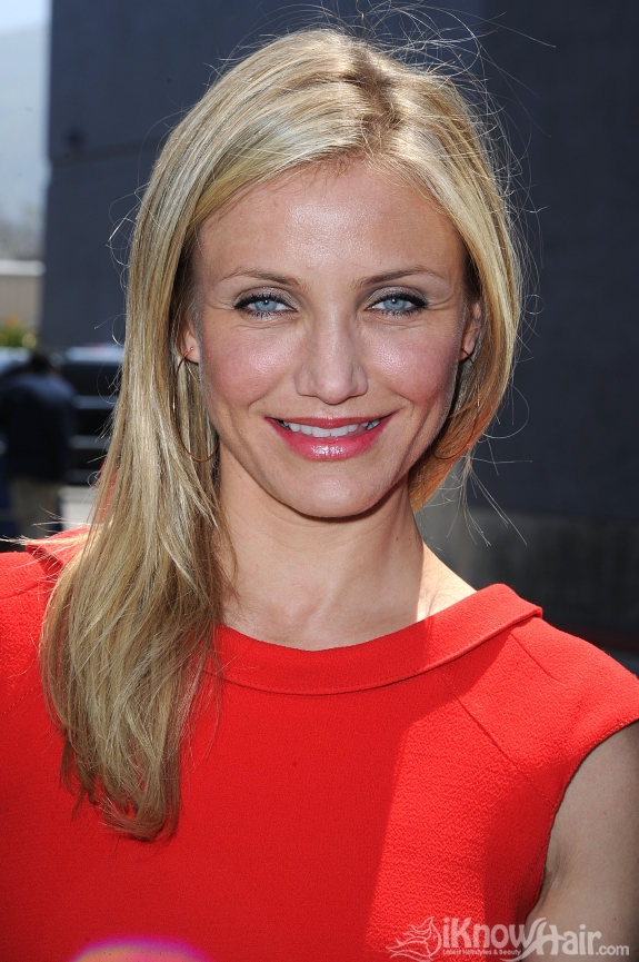 Cameron Diaz Long Straight Hairstyle.