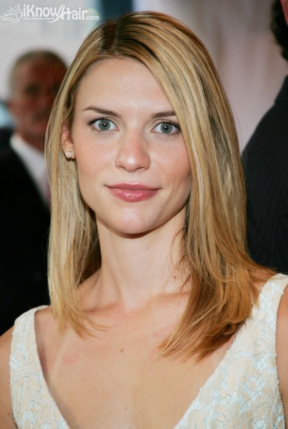 Claire Danes Hairstyles  Claire Danes Straight Side Swept 