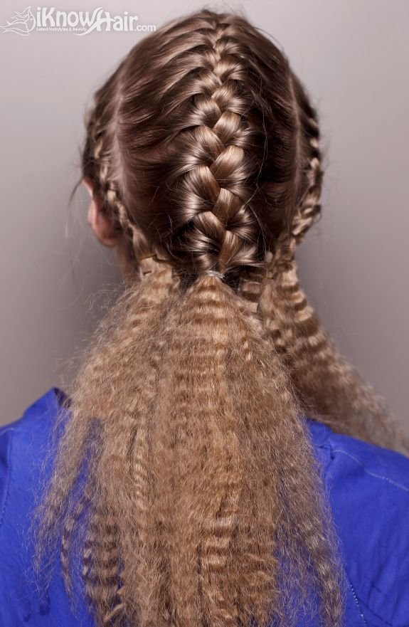Crimping Hair with Flat Iron without Crimper Crimping Hair with Flat Iron without Crimper
